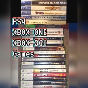 23 VIDEO GAMES For Consoles Xbox 360, Xbox One, & PS4 - USED